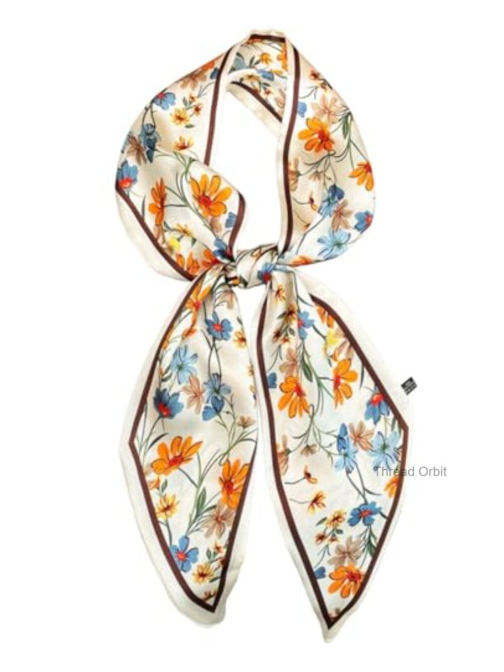 Satin Silk Like Head Scarf 59x5.9 Long Fashion Wrap for Bag Hair Neck Gift